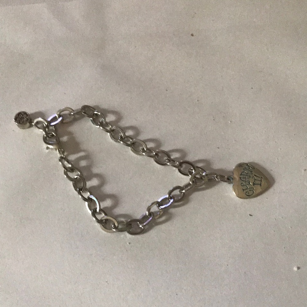 Silver Heart Charm Bracelet